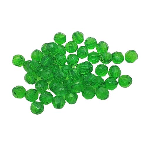 SQING 6–20 mm große, klare, facettierte Acrylperlen for handgefertigte Schmuckherstellung, Halskette/Ohrring, DIY-Herstellung/Schmuckzubehör(6,6mm 4500pcs) von SQING