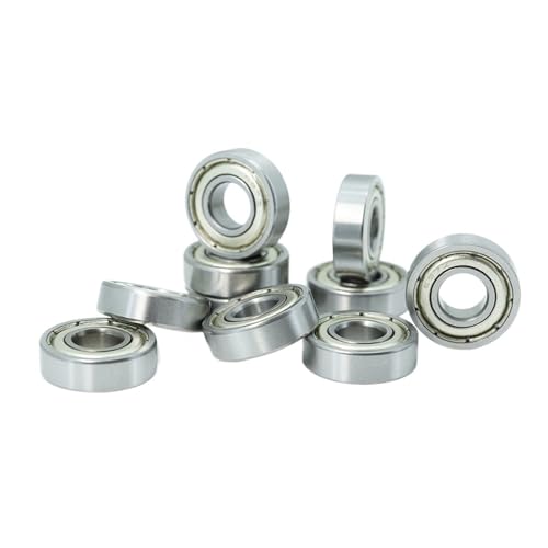 SQING 697ZZ Lager ABEC-1 10PCS 7x17x5 Mm Miniatur 697Z Kugellager 619/7 ZZ Z2V1 Qualität von SQING