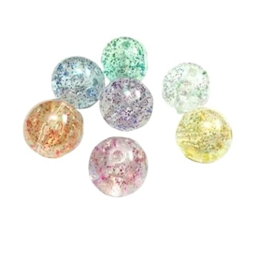 SQING 8mm/10mm/12mm/14mm/16mm/20mm Transparent AB mit glitzernden klobigen Perlen for modische Kinder-Halskette/Schmuck(Mixed,10mm 900pcs per bag) von SQING