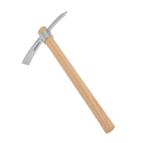 SQING Eispickel Garten Spitzhacke Holzgriff Pick Mattock Hacke for Graben von Erde von SQING