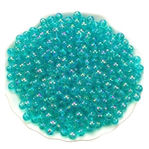 SQING Großes Paket 3/4/5/6/8/10 Großhandel AB Farbe Runde Acryl Perlen Gerade Loch Transparent for Schmuck Machen DIY Armband(Colour13,10mm 900PCS) von SQING