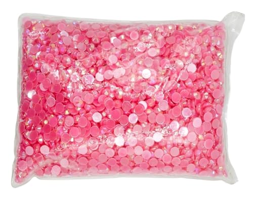 SQING Jelly Rose AB Farbe 1,5–7 mm flache Rückseite, runde Acryl-Strasssteine, Perlen/Steine, 3D-Acryl-Nagelkunst/Kleidungsdekoration(1.5mm 50000pcs) von SQING