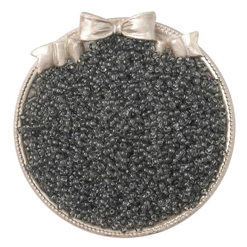 SQMSK 800–5000 Stück 2/3/4 mm Glas-Rocailles für Schmuckherstellung, Pony-Perlen, Reisperlen, Mini-Rocailles für Armbänder, Basteln, Perlen-Rocailles von SQMSK
