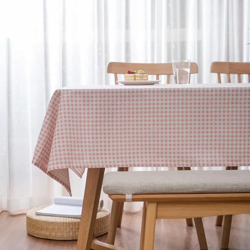 SQMSK Tischdecke, rechteckig, pastoral, Baumwolle, Leinen, Gänseblümchen, bedruckt, für Zuhause, Küche, Esszimmer, 60 ~ 300 cm von SQMSK