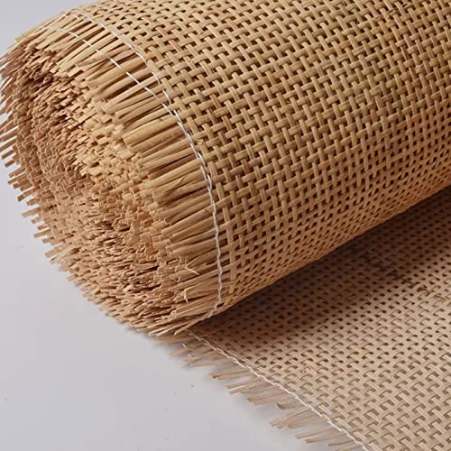 Natürliches Rattan-Gurtband für Caning-Projekte, 50 cm x 100 cm/200 cm, Rattan Gewebe Wabengeflecht, Wiener Geflecht für restaurieren Sie Möbel, Bastelprojekte, Heimdekoration (Size : 60x300cm) von SQQEZ