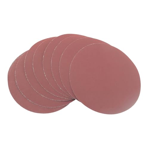 SQXBK Rote Sandbeflockte Schleifpapierbögen, Körnung 400, 12,7 cm, Reinigungspads, 125 mm, für Autoreparatur, Tischlerei, Metallbearbeitung, Schleifen und Polieren, 50 Stück SQXBK Rote Sandbeflockte Schleifpapierbögen, Körnung 400, 12,7 cm, Reinigungspads, 125 mm, für Autoreparatur, Tischlerei, Metallbearbeitung, Schleifen und Polieren, 50 Stück von SQXBK