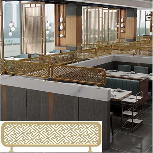 SSDDLZEQ Glas-Restaurant-Trennwände Trennwände for Essbereiche in Büro-Restaurants oder Hotel-Bildschirm-Trennwände Dekoration(B,60x140cm/23.62x55.11in) von SSDDLZEQ