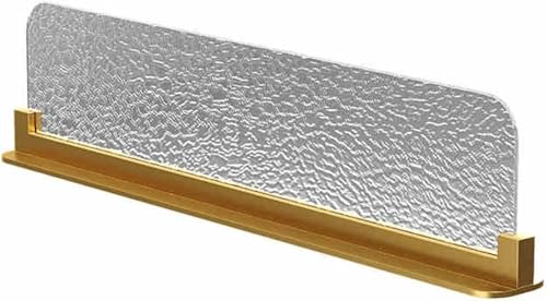 Trennwände for Esszimmer Esszimmer-Bildschirmtrennwände Tisch-Sichtschutztrennwände Halbwand-Arbeitsplatte Niedriger Zaun for stilvolle Tisch-Restaurant-Bar-Dekoration Dekoration(Gold 1,100x25cm) von SSDDLZEQ