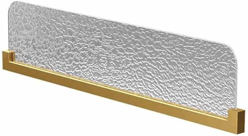 Trennwand for Esszimmer, Sichtschutz for das Esszimmer, Halbwand-Arbeitsplatte, niedriger Profilzaun mit durchscheinendem for stilvolle Schreibtisch-Esszimmer-Bar-Dekoration Dekoration(Gold 1,80x25cm) von SSDDLZEQ