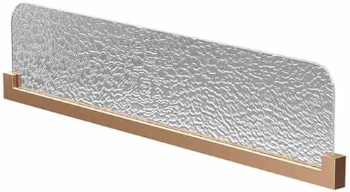 Trennwand for Esszimmer, Sichtschutz for das Esszimmer, Halbwand-Arbeitsplatte, niedriger Profilzaun mit durchscheinendem for stilvolle Schreibtisch-Esszimmer-Bar-Dekoration Dekoration(Gold 2,80x25cm) von SSDDLZEQ