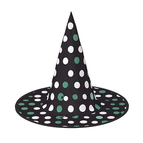 SSIMOO Niedlicher gepunkteter Halloween-Partyhut, lustiger Halloween-Hut, Kostümzubehör für Halloween-Party-Dekoration von SSIMOO