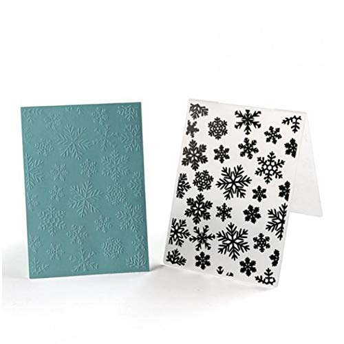 Snowflake Kunststoff Embossing Folder Schablone für Scrapbooking DIY Fotoalbum Dekorative Embossing Folder Template Craft von ST4U