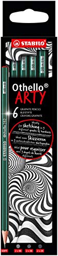 Bleistift - STABILO Othello - ARTY - 6er Pack - Härtegrad weich, jeweils 2x 4B, 3B, 2B von STABILO