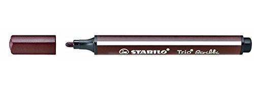 Dreikant-Fasermaler Trio® Scribbi - braun, Menge: 10 Stück (Neuware) von STABILO