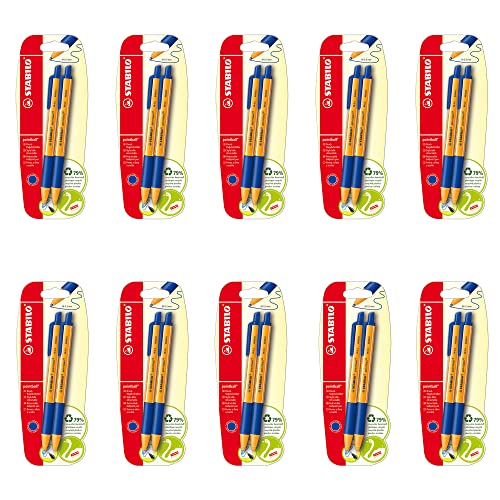 STABILO - Druck-Kugelschreiber - pointball - 10x 2er Pack - blau von STABILO