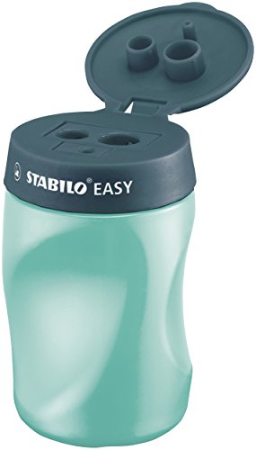 Ergonomischer Dosen-Spitzer für Rechtshänder - STABILO EASYsharpener - 3 in 1 - petrol von STABILO