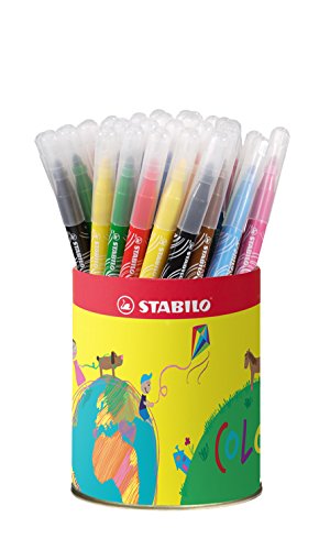 STABILO - Filzstift - power max - 24er Dose - mit 12 verschiedenen Farben von STABILO