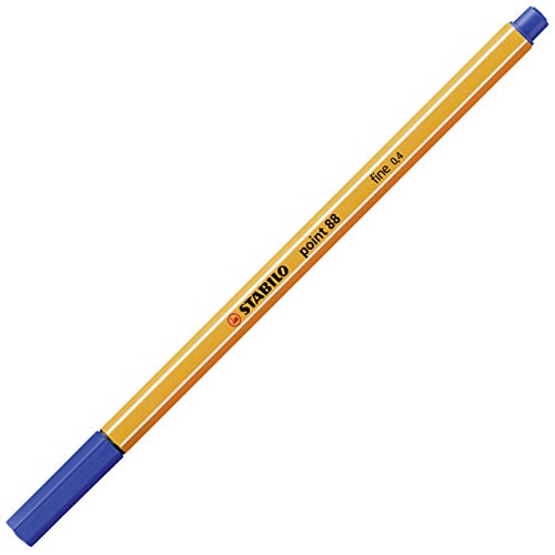 Fineliner - STABILO point 88 - Einzelstift - blau, 718648 von STABILO