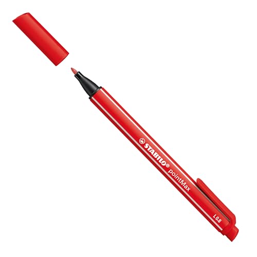 Marker Point Max - rot - Spitze 0,8mm - Stabilo von STABILO