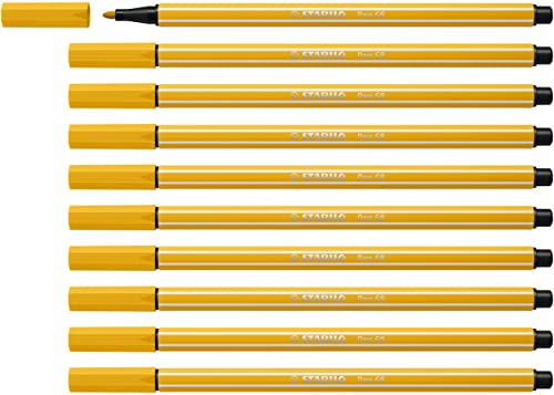 STABILO - Premium-Filzstift - Pen 68-10er Pack - curry von STABILO