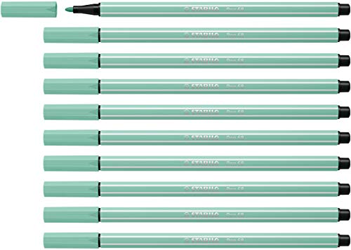 Premium-Filzstift - STABILO Pen 68 - 10er Pack - eukalyptus von STABILO