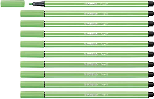 STABILO - Premium-Filzstift - Pen 68-10er Pack - minzgrün von STABILO