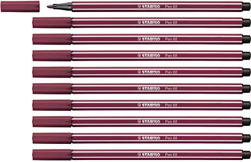 STABILO - Premium-Filzstift - Pen 68-10er Pack - purpur von STABILO