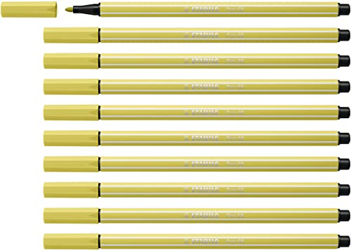 STABILO - Premium-Filzstift - Pen 68-10er Pack - senf von STABILO