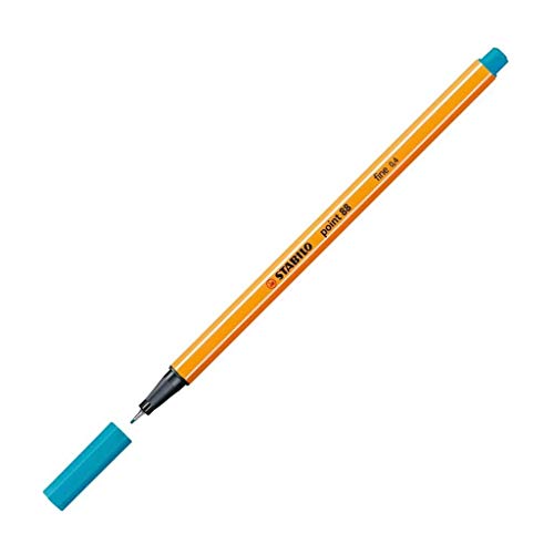 STABILO point 88, Fineliner 0,4 mm – Box von 10 Stifte - hellblau von STABILO