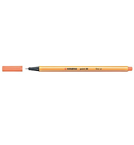 Stabilo Point 88 Fineliner Apricot 10 Stück. von STABILO