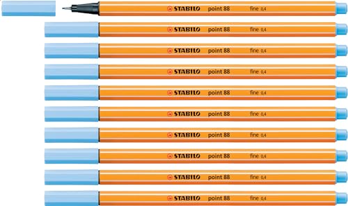 Stabilo Point 88 Fineliner Kobaltblau 10 Stück. von STABILO