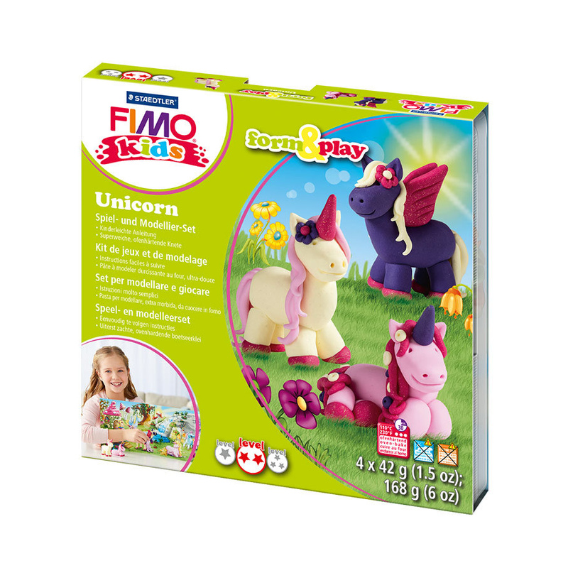 8034 19 Ly Fimo® Kids Form & Play Set Einhorn In Bunt von STAEDTLER