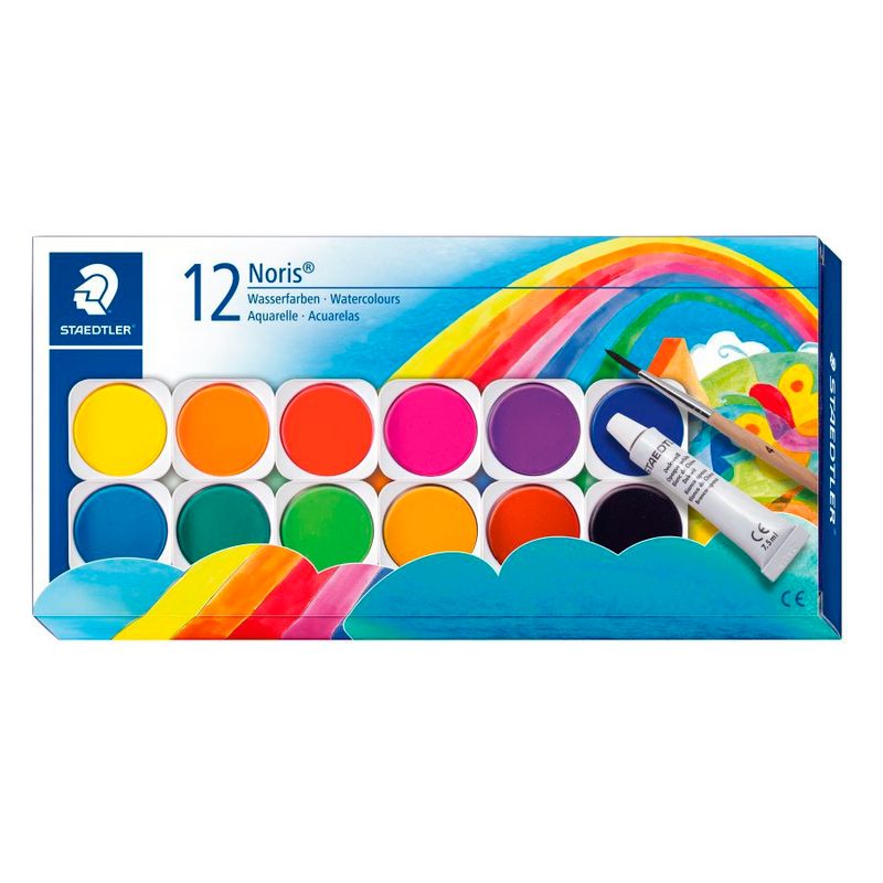 888 Nc12 Noris Club® Farbkasten Mit Wasserfarben von STAEDTLER