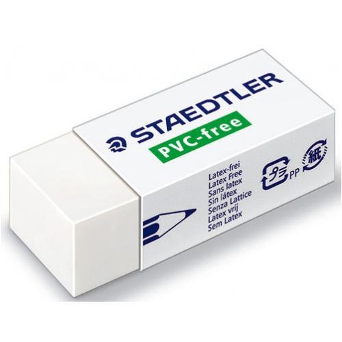 Staedtler Radiergummi, mittelgroß, PVC-frei, 30 Stück von Staedtler