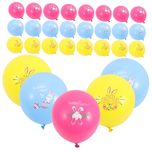 STAHAD 30 Stück Hasen Ballon Party Ballon Dekor Party Luftballons Dekorative Luftballons Party Dekorationen Ornament Ballon Dekor Party Zubehör Frühlings von STAHAD
