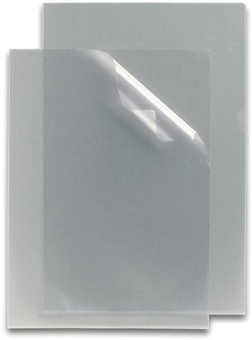 STAPLES® Sichthülle, PP, A4, 0,08 mm, farblos, genarbt (100 Stück), Sie erhalten 1 Packung á 100 Stück von STAPLES