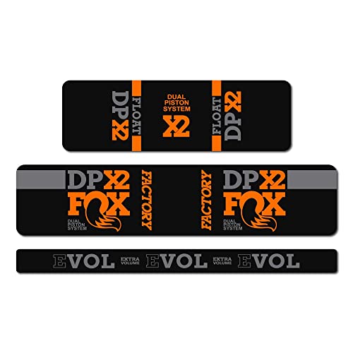 STAR SAM Aufkleber für Fox Float DPX2 2018, Orange, 1 cm von STAR SAM