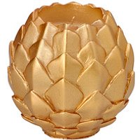 STARPAK Kugelkerze Pine Cone gold von STARPAK