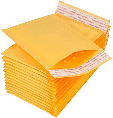 STARVAST 100 Stück Poly Bubble Mailer 120 x 190MM, Versandtaschen Luftpolster Gepolsterte Umschläge für Selbst Dichtung Verpackung von STARVAST