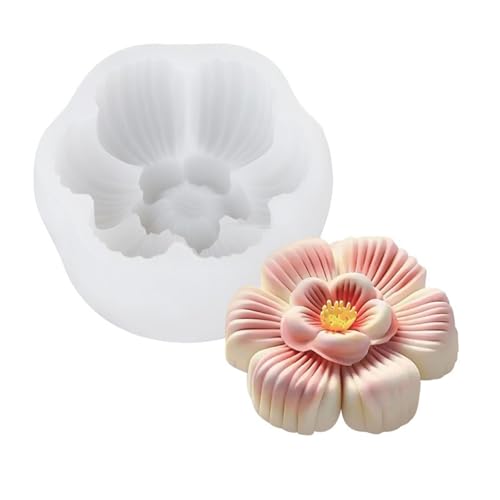 STBQHG Silikon-Backformen, 3D-Kuchenformen, Backformen, Blumenform, wiederverwendbare Dessertformen STBQHG Silikon-Backformen, 3D-Kuchenformen, Backformen, Blumenform, wiederverwendbare Dessertformen von STBQHG