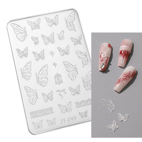 STBQHG Silikonform für Blumen-Kunst, 3D-Schmetterling, Prägegel, Druckschablone, Schnitzvorlage, Werkzeug für Kunstdekoration STBQHG Silikonform für Blumen-Kunst, 3D-Schmetterling, Prägegel, Druckschablone, Schnitzvorlage, Werkzeug für Kunstdekoration von STBQHG