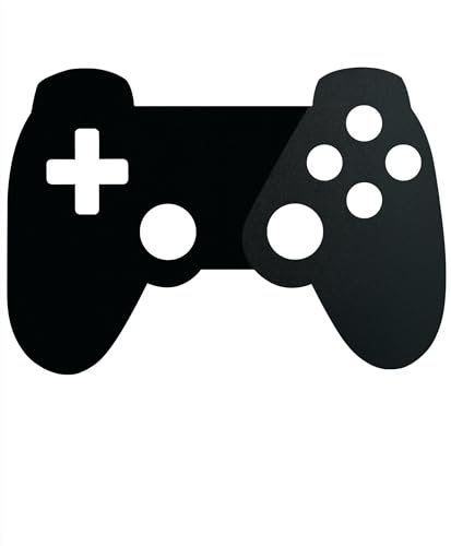 Game Pad Schablone, 8,5 x 11 cm, wiederverwendbare Malvorlage, Videospiel-Logo-Design von STENCILAIR