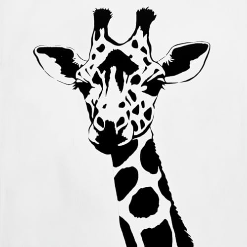 Giraffenkopf-Silhouetten-Schablone, 21,6 x 27,9 cm, wiederverwendbar, ideal für Mal- und Bastelprojekte von STENCILAIR