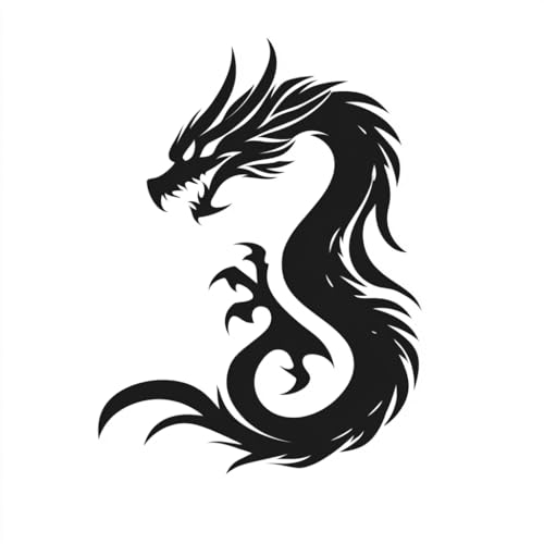 Wiederverwendbare Drachen-Symbol-Schablone, 21,6 x 27,9 cm, ideal zum Malen, Basteln und für DIY-Projekte von STENCILAIR