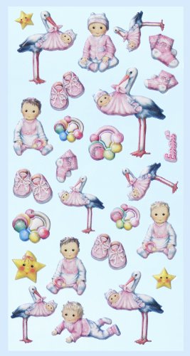 Creapop Softy-Stickers Babygirl II 3451180 von Hobbyfun