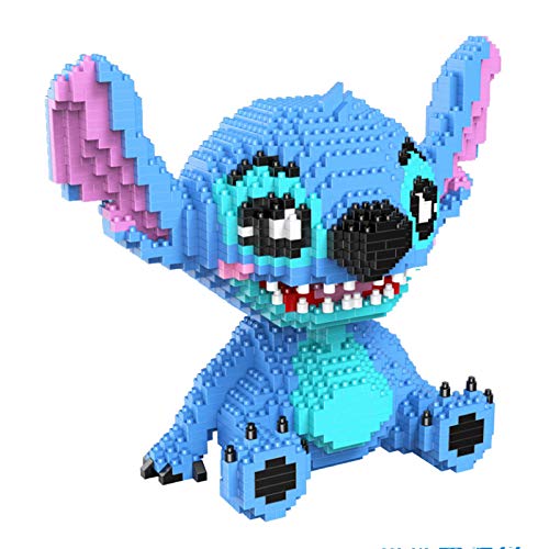 2882pcs Micro Block Stitch Bauset Mini Nano Baustein Kit DIY 3D Puzzle Spielzeug Für Jugendliche Und Erwachsene Geburtstag Stitch Geschenk Für Mädchen Jungen(Size:Setzen Sie sich) von STITCH&TRIBE