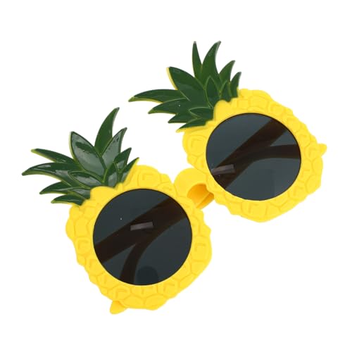 STOBAZA 1 Paar Tropische Ananas Party Sonnenbrillen Für Erwachsene Hawaiianische Themenbrillen Lustige Brillen Für Sommer Strandpartys Und Obstkostüm Accessoires von STOBAZA