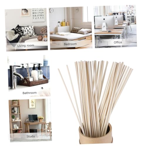 STOBAZA 150 Stück Diffusor-Sticks -Sticks zum Nachfüllen Duftöl Schilf Ersetzen Sie die Diffusorstäbe von Reeds ätherische öle Rattan-Schilf Aroma Diffusor Schilf Bambus von STOBAZA