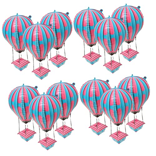 STOBAZA 16 Stück Heißluftballon Geburtstagsballons Ornamente Für Kinder Hochzeitsballon Geburtstagsparty Zubehör Ornament Für Kinder Hochzeitszeremonie Dekorationen Kinderparty von STOBAZA