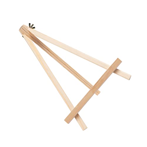 STOBAZA 3 Stk Mini-Staffelei kinder staffelei kinderstaffelei easel Stativ Hochzeitsschild-Staffelei klein Anzeige tischdeckenklammern Malerei Dreieck Staffelei Skizzen Staffelei aus Holz von STOBAZA